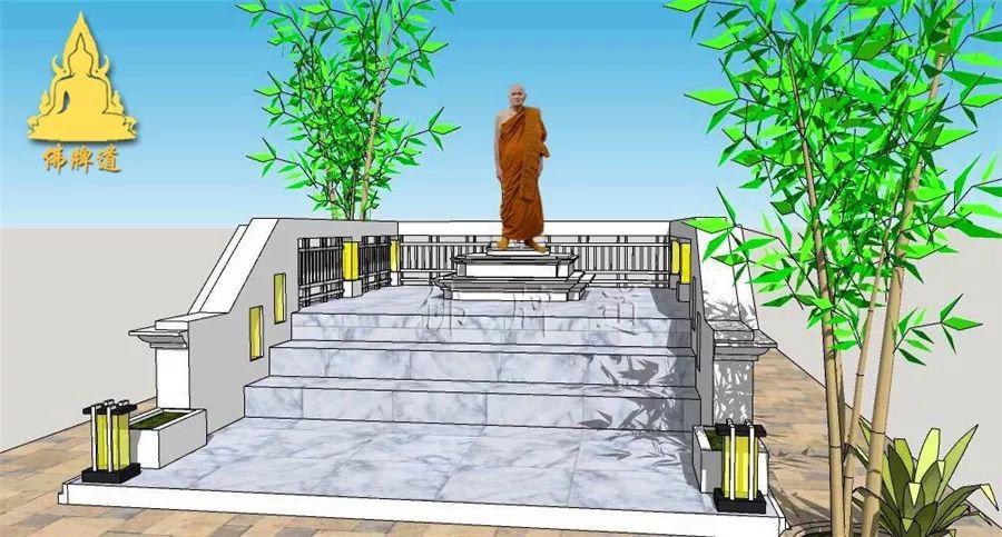 【活动现场】--帮助森林派师父--龙婆通波哇寺庙 建造“大型立尊像”【泰国佛牌】