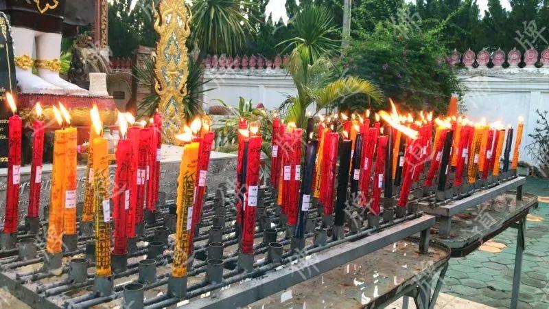 【佛牌道】祈福改运蜡烛【6月】祈福活动现场【泰国佛牌】