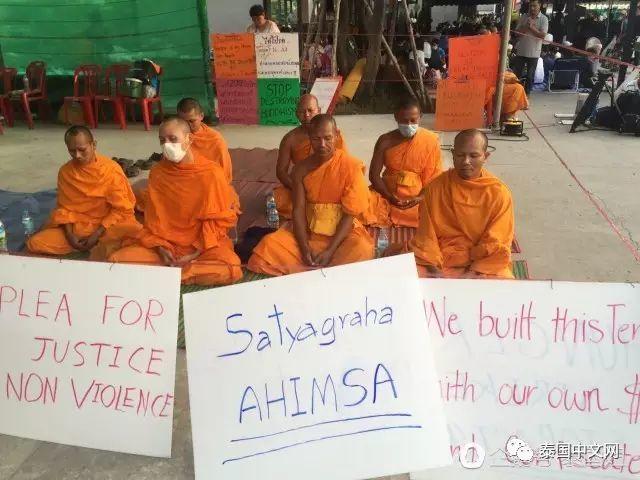 泰国最大佛寺跟军政府斗智斗勇，和尚绝食抗议-图片7