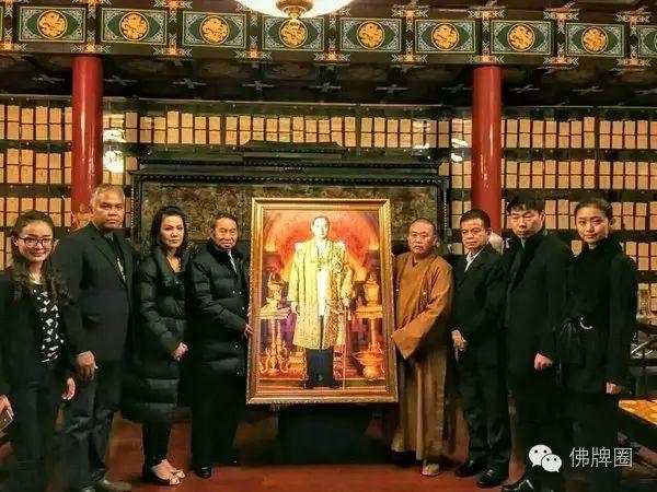 少林寺方丈释永信法师为泰国国王普密蓬·阿杜德做往生普佛法会【泰国佛牌】