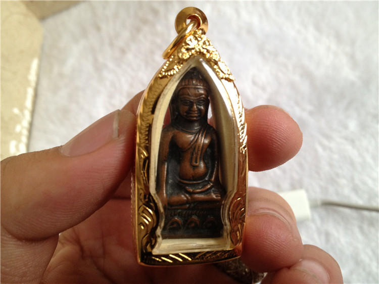 龙婆添2518二期3字派路翁、龙婆托、龙婆坤金右手-图片3