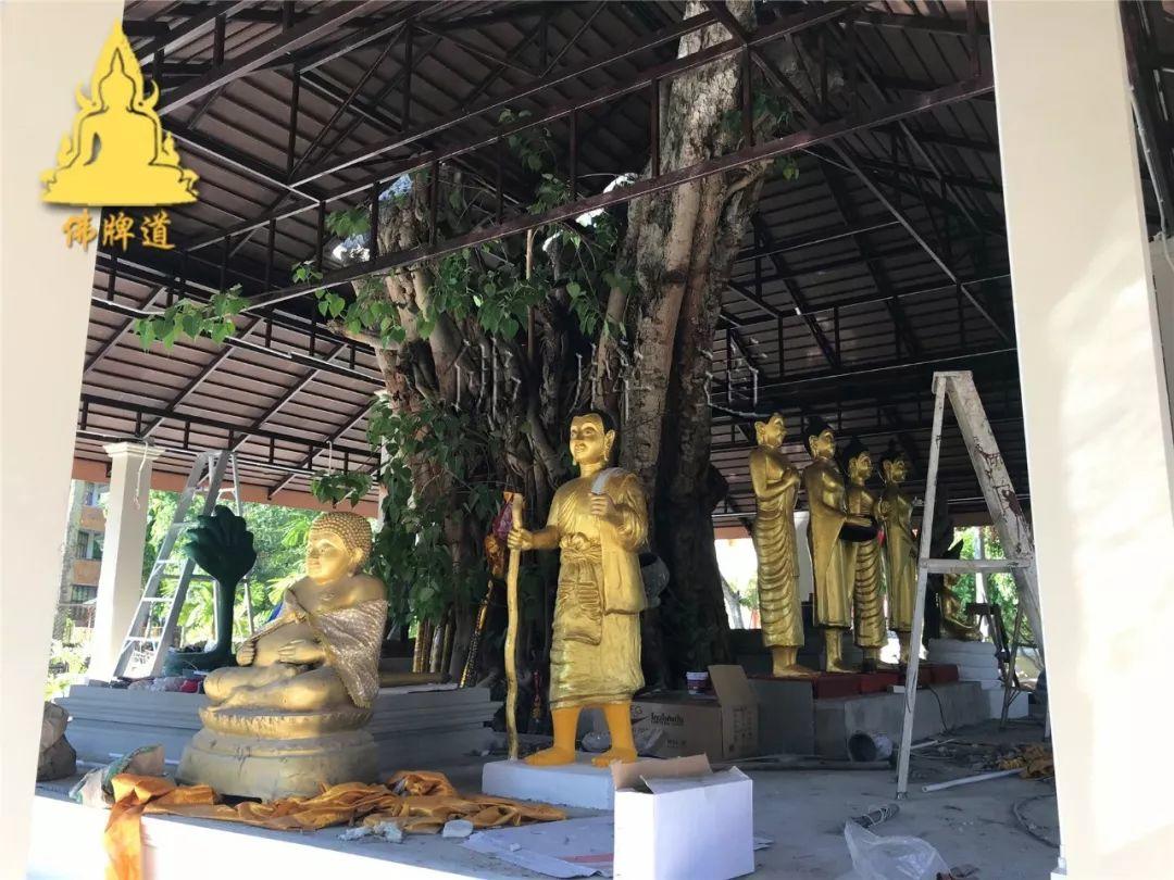 【活动现场】–帮助森林派师父–龙婆通波哇寺庙 建造“大型立尊像”-图片5