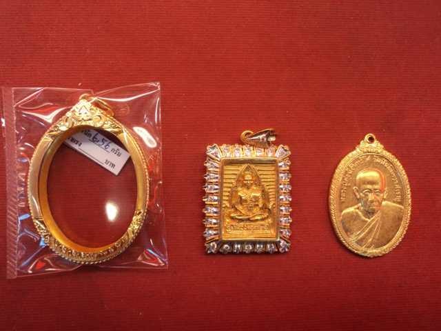 龙婆宋音纯金镶钻佛牌（独此一家）-图片4