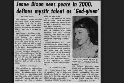 特异功能真的存在吗?美国第一女预言家,震惊整个政坛【泰国佛牌】 特异功能真的存在吗?美国第一女预言家,震惊整个政坛【泰国佛牌】