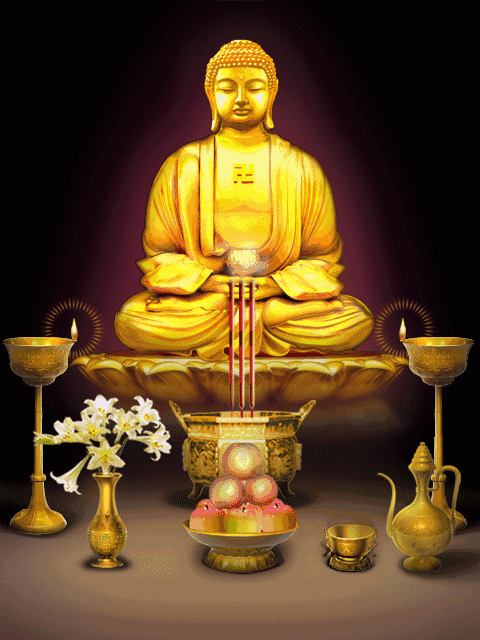 佛前供杯水，为自己和家人种些善根福田-图片1