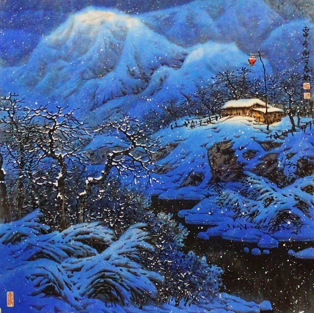 落雪，听禅。-图片1