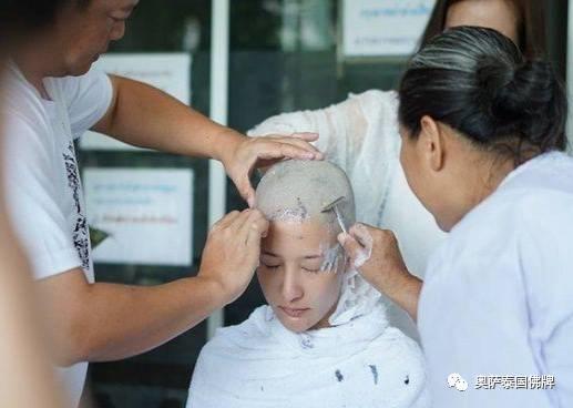 泰国名模出家修行 青丝落尽剃度为尼-图片3