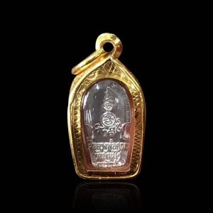 龙婆坤大师2537年迷你纯银七龙佛