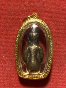 龙婆昌沉列合金古曼童吸脐带法相-图片2