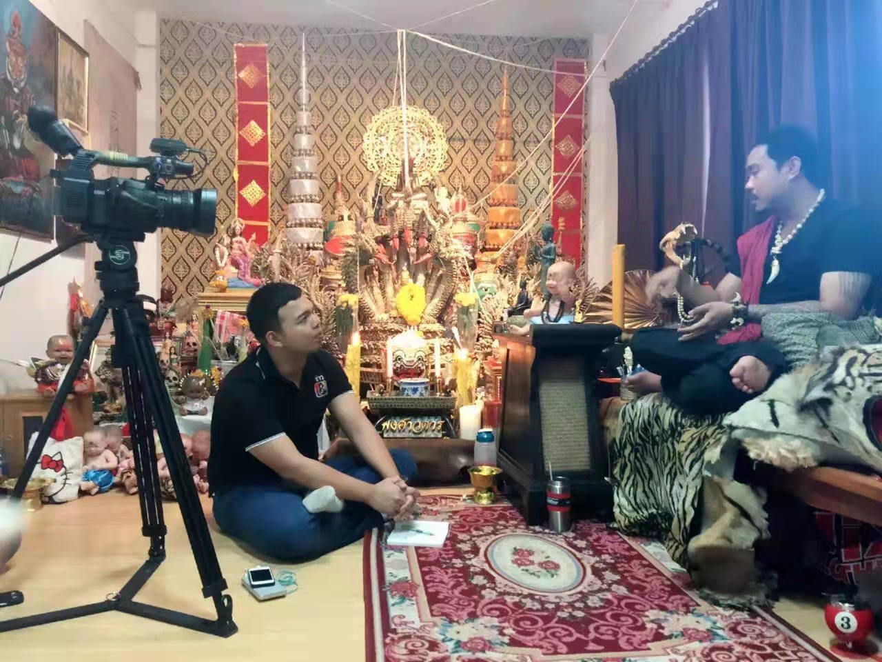 采访三岩寺了解何为古曼童