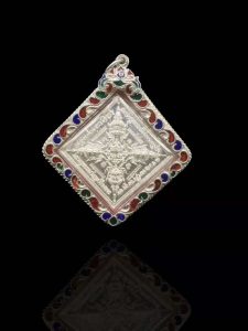 龙婆禅南二庙一期纯银版四面佛-图片1