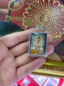 龙婆禅南古巴杰士达佛历2546联合开光Locket瓷面四面神-图片1