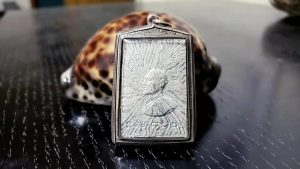 龙婆培大师佛历2514印度之旅斑马纹彩泥崇迪-图片2