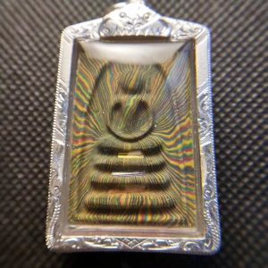 龙婆培大师 佛历2539年 彩泥崇迪-图片1